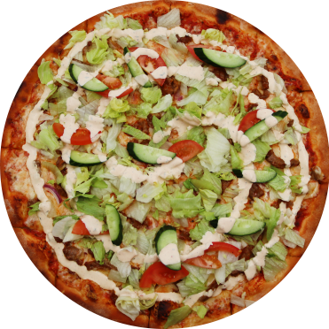 Kebab Pizza